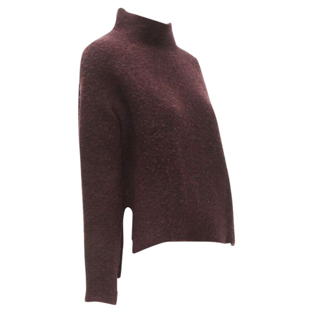 Theory Red Wool Fuzzy Sweater